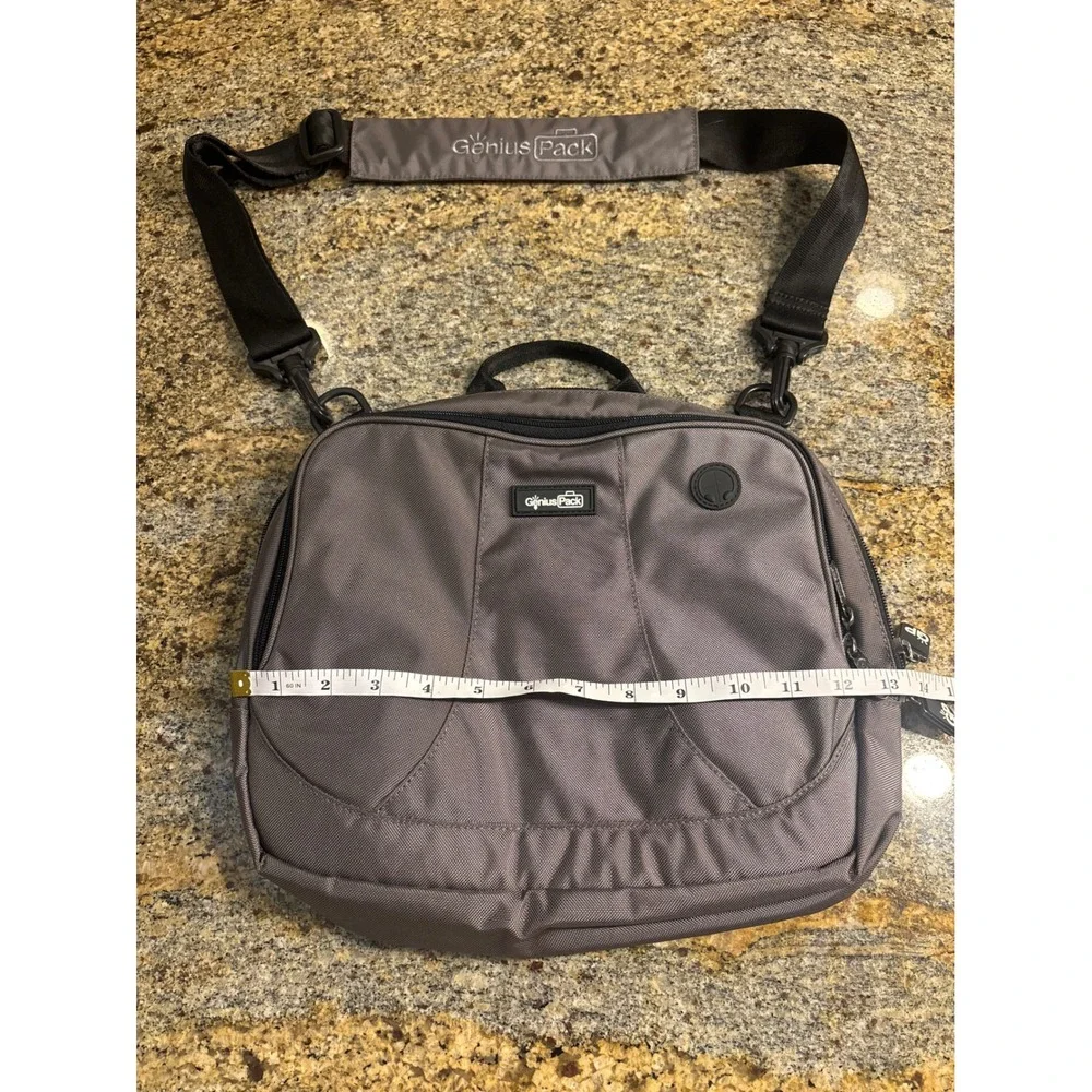 Genius‎ Pack High Altitude Flight Bag Grey Travel Organizer Messenger Bag